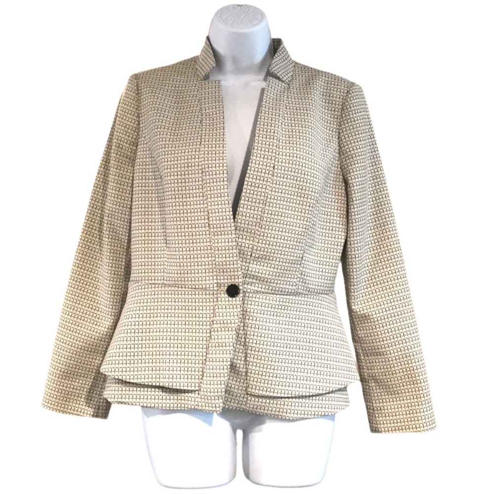 Gorgeous White House Black Market Peplum Jacket